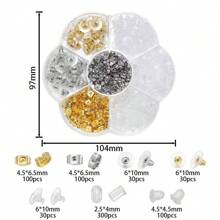6 pièces/4 pièces Kit de pistolet de perçage d'oreilles pour femmes et hommes. Accessoires de perçage jetables aseptiques pour les oreilles, le nez et les lèvres. Ensemble d'outils de perçage de bijoux de corps