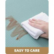 Kitchen Rugs, Kitchen Runner Rug Kitchen Floor Mat, Cushioned Anti-Fatigue Kitchen Mat, Non Slip Waterproof Comfort Standing Padded, Memory Foam Kitchen Mat, 17"X79", Black - Teal - View 4