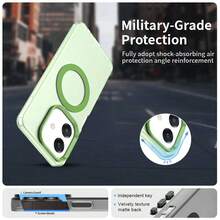 Gorgeous, Colorful, Luxurious And Fashionable Magnetic Phone Case, Compatible With Various Phone Models,International Version, Not The Domestic Version - Green - View 4