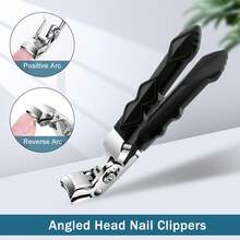 Clipmaster Pro Nail Clippers For Seniors, Clip Master Pro Toenail Clippers, Long Handled Ergonomic Curved Toenail Clippers For Seniors, Wide Jaw Thick Toenail Clipper Men Women, 1 PCS - 2個 - 查看 4