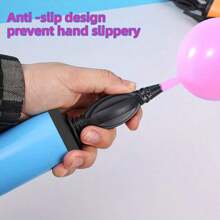1pc/3pcs/Set Balloon Inflator, Hand Pump, Portable Foot Pump, Balloon Air Blower, Suitable For Birthday Party, Celebration, Wedding, Balloon Inflation (Random Color)