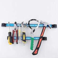 1 PC Strong Magnetic Tool Holder Heavy-Duty Magnet Bar Wall Mounted Storage Tool Bar Strip Rack Garage Organizer Wrench Tool Cabinet,8/12/18/24inch - Multicolor - View 3