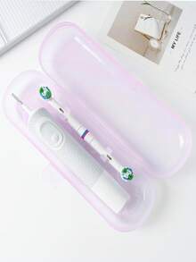 1/2/3Pcs Travel Electric Toothbrush Storage Box ,Portable Travel Container Simple Toothpaste Storage Box, Portable Toothpaste Container Case Safely Store Toothbrush Heads Suitable ,For Daily And Travel Camping Home Business Back To School - Multicolor - View 20