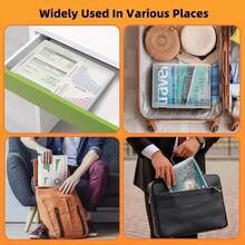 5 Pack A4 File Paper Storage And Organizer Box, Clear Scrapbook Office Document Holder Plastic Storage Container With Hing Lids Portable Project Case For Magazine File And School Supplies - 5 - View 6