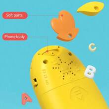 1 Stück multifunktionales süßes Baby Handy Spielzeug, sensorisches Lernspielzeug mit verschiedenen Geräuschen, Lichtern und Musikeffekten, kann als Zahnen Spielzeug verwendet werden, Geschenk für Baby Jungen und Mädchen - Verschiedenfarbig - Übersicht 9