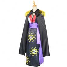 Pirate King Snake Princess Cosplay Costume, Empress Boya Hancock Cosplay Black Suit, Halloween Performance Costume
