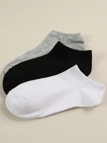 10/15 Pares Meias Pretas, Brancas e Cinza para Homens/Unissex, Respiráveis e Fashionistas, Meias Casuais para Barco Absorventes de Umidade e Confortáveis, Adequadas para Uso Diário, Outdoor, Esportes em Todas as Estações