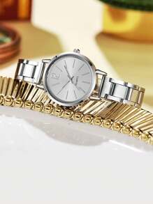 2 Pieces/Set Of Girls' Alloy Star Bracelets And Quartz Watches, Exquisite Gifts For Mothers/Children