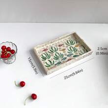 1 buah Baki Penyimpanan Berhias Motif Kerang Warna-warni, Panjang 9,84 Inci, Baki Mosaik Buatan Tangan untuk Camilan, Kacang-kacangan, Penyimpanan Dapur, Dekorasi Rumah - MultiWarna - View 19