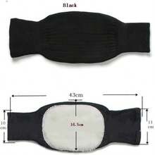 1Pair Of Winter Unisex Knee Warmers Soft Thermal Lined Knee Protectors Thermal Energy Knee Pads Leg Covers