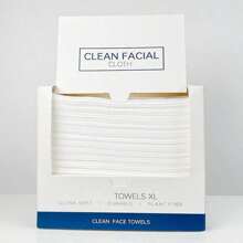 1 Caixa Lenços Descartáveis para Limpeza Facial, Tamanho Grande 26*30cm, 40 unidades/Caixa, Toalhas Limpeza de Pele Suaves para Todos os Tipos de Pele, Unissex