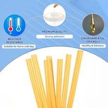 12 支角蛋白胶棒，适用于接发，专业热熔胶棒，发胶角蛋白枪粘合胶棒，适用于 DIY 项目 - 彩色 - 查看 5