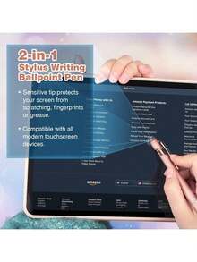 20 Sets Customized Oval Metal Retractable Ballpoint Pens, Compatible With Personalized Touch Screen, Exquisite Customized Design, Thick Tip, Black Ink, Suitable For Birthday Or Any Occasion Back To School - Nhiều màu - Xem 3