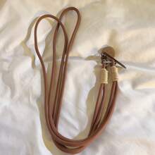 Cordón para el cuello con Body cruzado y teléfono de moda, con colgante de gato y pez, decoración de correa tejida, cuerda de collar para exteriores