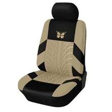 1pc Car Butterfly Hot Stamping Car Seat Cover Four Seasons Universal Car Seat Cover