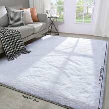 1pc, Soft Area Rugs For Bedroom Fluffy, Non-Slip Fuzzy Shag Plush Soft Shaggy Bedside Rug, Tie-Dyed Living Room Carpet For Girls Kids Baby Teen Dorm Home Decor, Bedroom Living Room Nursery Room Rug , Easy-Care Home Accent
