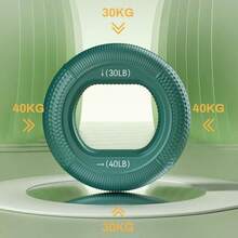 1 Stück Handtrainer Muskeltraining Griffstärke Trainingsgerät Ring aus Silikon, Fitnessstudio, Sport, Gymnastik, Heimtraining