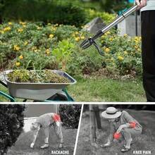1pc Metal Eater Tool Head With Easy-Grip Design – 4-Prong Claw For Efficient Garden Maintenance, Black (Handle Not Included), Garden Weeding Tool | Ergonomic Grip | Robust Remover, Weeder Trimmers - Black - View 4
