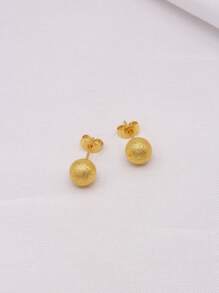 Boucles d'oreilles dorées plaquées or de Dubaï, petits anneaux, bijoux, boucles d'oreilles, piercings, cadeaux de mariage africains pour femmes