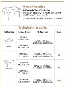 1pc Lace Tablecloth, Rectangular Table Cover With Jacquard Mesh, Available In Multiple Sizes, Suitable For Holiday Party Decor, Dining Table Decor, Home And Room Decoration