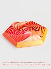 1pc - Puzzle 3D Printing Hexagonal Decompression Tool, Magical Stereoscopic Error Visual Geometric Hexagons, Delicate Color Gradient, Fine Layered Printing Surface Color, I.E. Consumable Color,, Can Be Played With Confidence. Hexagonal Decompression Artifact, Free To Play, Resistant To Anxiety, Versatile In Shape, Unlimited In Gameplay, High-Quality Material: ABS