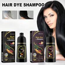 Nourishing Shampoo (Black) - Polygonum Multiflorum - Infused Formula Nourishes And Blackens Hair, Cleanses The Scalp, Repairs Damaged Strands, And Leaves Hair Silky - Smooth. - Black - View 10