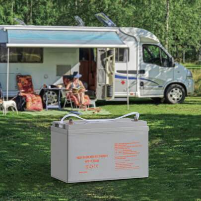 Rechargeable AGM Marine Battery, 12V 40 To 200 AH,400 To 1400A Current Designed For RV Solar Marine Off-Grid Use, UPS Backup, With A Self-Discharge Rate