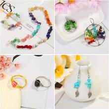 PAXCOO 2278 piezas de cuentas de cristal para hacer joyas, kit de fabricación de anillos de 48 colores, kit de fabricación de joyas de cristal para adultos para hacer brazaletes, aretes y collares - 1 - Ver 2