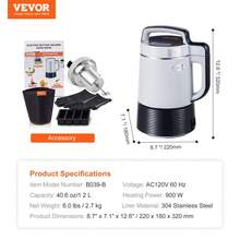 Butter Infuser Machine, 6 Functions Herbal Infuser, Magic Butter Machine & Oil Infusion Machine With Customizable Temperature And Time, Herbal Recipe Book & All Accessories Included - 220x180x320mm - View 9