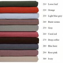 1pc Women's Solid Pleated Basic Classic Plain Headscarf Hijab Wrap Abaya Accessories - Pleated Cotton and Linen - View 21