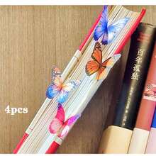 独特的礼物创意：唯美立体蝴蝶纸质书签。造型可爱，风格清新精致。它既可以作为学生阅读书签，也可以作为留言卡，是一份充满文创气息的小礼物。,学校用品,返校季 - 彩色 - 查看 6