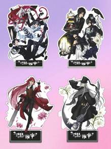 1 pieza Figura de acrílico de pie con personaje de anime - Figura de acción, decoración de escritorio y del hogar, regalo perfecto para el Día de San Valentín, cumpleaños y fans - Figurita