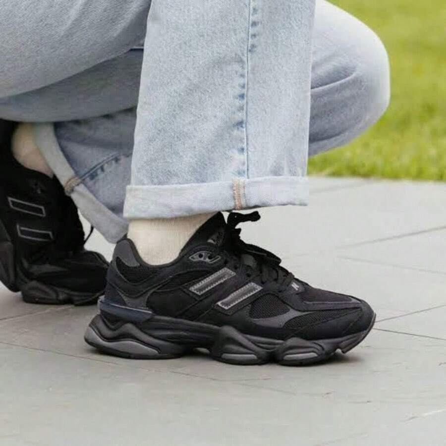 Promotion NEW Premium Tennis Shoes Soft Shock Absorber 12 Springs Gym Training Running Men Women - NB 黑色 黑色 - 查看 1