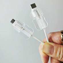 2/6/12pcs Phone Cable Storage Bag, ABS Resin Protective Sleeve For IPhone And Android Phones To Prevent Breakage And Disconnection - Perfect For Home And Travel Use!