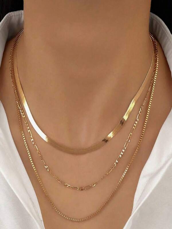 Un collar de mujer de múltiples capas, elegante, individual y creativo, una pieza de joyería adecuada para el uso casual diario, ¡y un regalo para festivales y fiestas!