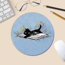 Mouse Pad Pequeno e Fofo com Base de Borracha Antiderrapante, Tapete de Mouse Engraçado Adequado para Mouse de Computador Sem Fio, Escrivaninha, Laptop, Escritório, Decoração Doméstica, Presente de Suprimentos de Escritório Adorável para Mulheres e Meninas
