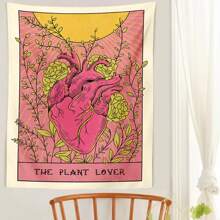 Tarot Plant Lover Tapestry, Witchcraft Bohemian Style, Tapestry Wall Hanging, Home Decoration, Decorative Tapestry School Decor School Surprise Dormitory Decor Back To School