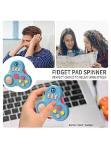 Multi-Button Pressing & Rotatable Creative Stress Relief Toy, Anxiety & ADHD Relief Fidget Toy, Portable Handheld Pressure Release Toy