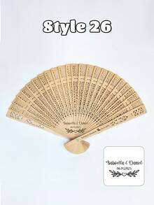 Personalized Wedding Fan Gifts / Wedding Folding Fan / Wedding Valentine's Day / Wedding Accessories / Bride's Personalized Gifts - Multicolor - View 34