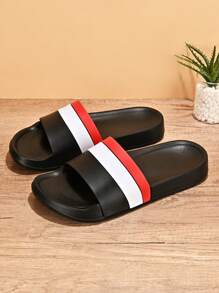 Ciabatte moda classiche da uomo, sandali da passeggio per esterni, slides casual da spiaggia, sandali leggeri con cinturino, ciabatte da bagno di grandi dimensioni