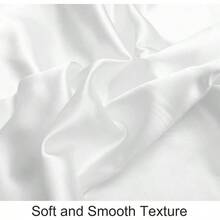 2 PCS  Silk Satin Toddler Pillowcases - Super Soft And Silky 14x20 Pillow Covers - Envelope Closure Purple Cooling Travel Pillow Cases For Nursery, Kids, Boys And Girls, 14 X 20 Inches - trắng - Xem 2