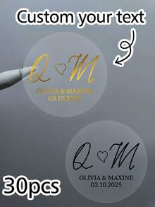 30/60/120/240 Piezas Pegatinas personalizadas con nombre y fecha de cumpleaños para niños, etiquetas de cumpleaños personalizadas con texto para bebés y niños pequeños, etiquetas personalizables para fiestas de cumpleaños de bebés, pegatinas autoadhesivas personalizables para fiestas de cumpleaños infantiles, etiquetas para bolsas de fiesta, impresión gráfica - Estilo A - Ver 1