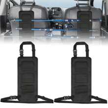 Backseat Car Fishing Rod Holder Organizer Bag, Easy Install Lightweight Vehicle Rod Rack For SUV, Van And Truck, Durable Oxford Cloth Design, Portable Safe Fishing Gear Bag