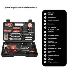 Toolbox Home Manual Toolbox Multi Functional Tool Set Home Emergency Repair Portable Car Tool Set