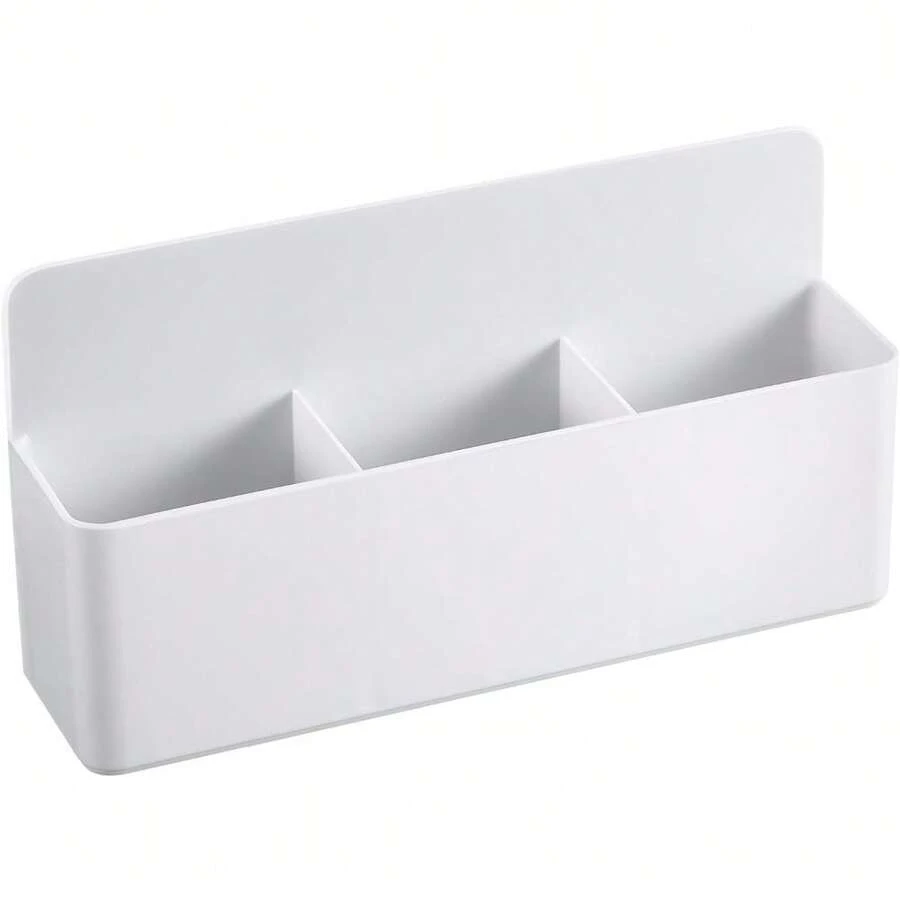 Magnetic Dry Erase Marker Holder, Magnetic Marker Holder For Whiteboard, Durable Magnetic Marker Holder Storage Organizer For Refrigerator, Locker And Other Magnetic Metal Surfaces - White - White - View 1