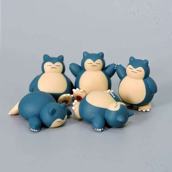 pokemon 3 Stücke Mini süße Figuren, Haustier Taschenmonster, Pokemon Sammelfiguren, Tortendekoration (zufälliger Stil)