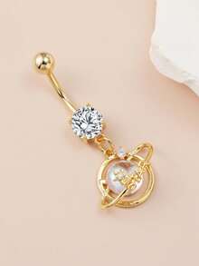 个性化太阳星球肚脐环由 316 医用不锈钢制成，是适合日常和节日佩戴的精美穿孔首饰。 - 個性肚臍環 - 查看 10