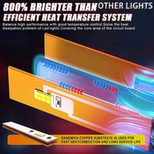 Heyword 2 件 V13 H3 LED 大灯，集成远近光、雾灯、大灯改装、超亮前大灯灯泡 - 白色 - 查看 11