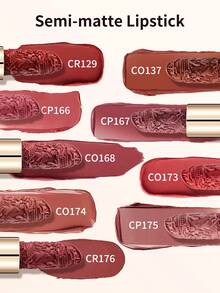 CATKIN Rouge Matte唇膏，防水持久缎光柔滑 CO158 玛萨拉红 - CO158 - 查看 9