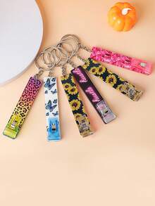 1 件亚克力卡片收集器、信用卡拔卡器、银行卡夹、非接触式 ATM 卡夹、卡片提取器、钥匙扣，适合留长指甲的 ATM 女士，是送给女朋友的理想礼物